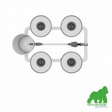 Load image into Gallery viewer, Growrilla Hydroponic RDWC PRO 4-pots RDWC Systeem
