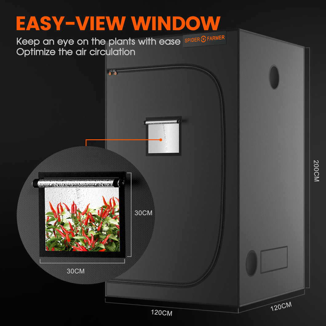 Spiderfarmer Homegrow tent 120x120x200