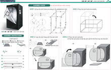 Load image into Gallery viewer, Mars Hydro Homegrow tent 120x120x200

