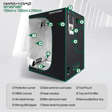 Load image into Gallery viewer, Mars Hydro Homegrow tent 150x150x200
