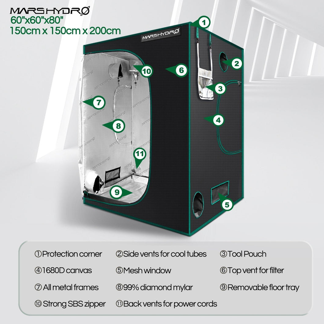 Mars Hydro Homegrow tent 150x150x200