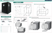 Load image into Gallery viewer, Mars Hydro Homegrow tent 150x150x200
