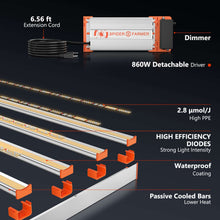 Load image into Gallery viewer, Spider Farmer G8600 860W 2.8µmol/J Full Spectrum LED Grow Light
