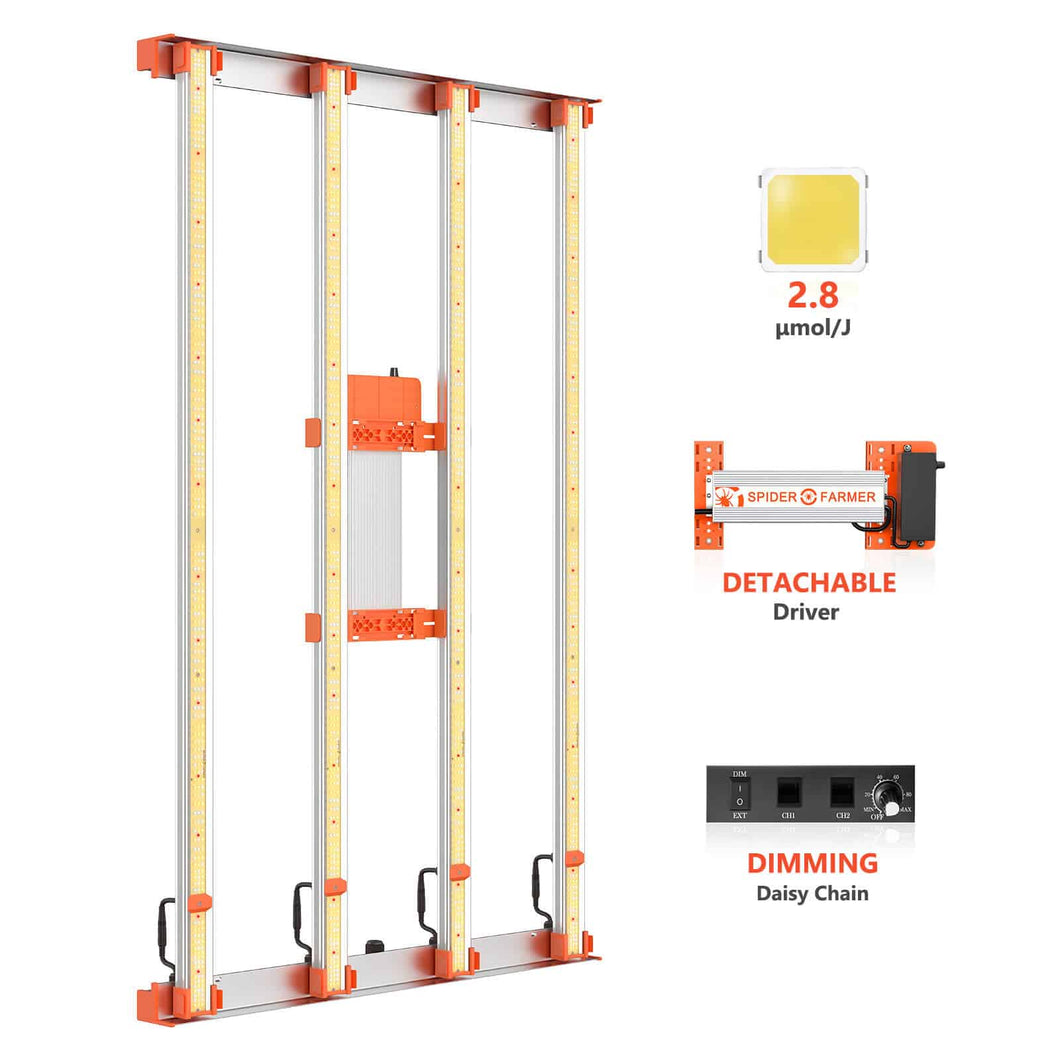 Spider Farmer G4500 430W 2,8µmol/J Led Grow Light