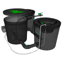 Load image into Gallery viewer, Growrilla Hydroponic RDWC OXY-RING 2-bucket system 
