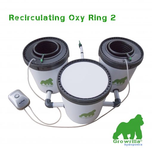 Growrilla Hydroponic RDWC OXY-RING 2- bucket systeem