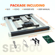 Afbeelding in Gallery-weergave laden, Spider Farmer SE 3000, SE series, Meanwell driver, dimmer, samsung LED, flexiebel, grow light, gloeilicht, kweeklamp, ce certificaat, Osram, ppe 2.75 mol, samsung horticulture LED, high PPFD, wit licht, full spectrum, 300watt, daisy chain, energy saving, SE5000, yoyo, kwaliteit, hydroponic, grow tent, greenhouse
