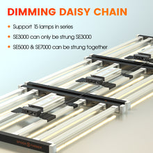 Load image into Gallery viewer, Spider Farmer SE 5000, SE series, Meanwell driver, dimmer, samsung LED, flexiebel, grow light, gloeilicht, kweeklamp, ce certificaat, Osram, ppe 2.75 mol, samsung horticulture LED, high PPFD, wit licht, full spectrum, 300watt, daisy chain, energy saving, SE5000, yoyo, kwaliteit, hydroponic, grow tent, greenhouse
