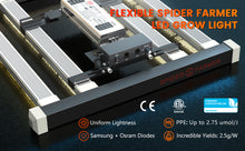 Afbeelding in Gallery-weergave laden, Spider Farmer SE 3000, SE series, Meanwell driver, dimmer, samsung LED, flexiebel, grow light, gloeilicht, kweeklamp, ce certificaat, Osram, ppe 2.75 mol, samsung horticulture LED, high PPFD, wit licht, full spectrum, 300watt, daisy chain, energy saving, SE5000, yoyo, kwaliteit, hydroponic, grow tent, greenhouse
