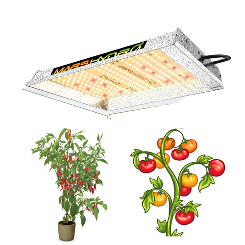 Mars Hydro TS 600, TS Series, 100Watt, efficient LED, infrarood voor bloei, aluminium reflector, geluidloos,